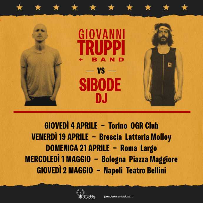 Giovanni Truppi + band vs Sibode dj in tour